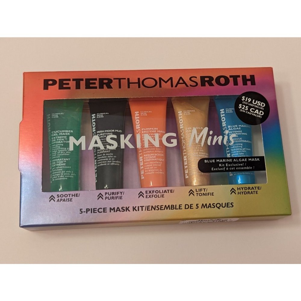 PETER THOMAS ROTH - Masking Minis 5-Piece Mask Kit AUTHENTIC